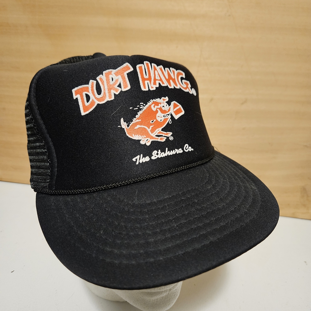 Durt Hawg Black Trucker Hat